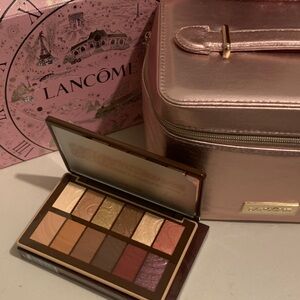 Lancôme Metallic Pink Cosmetic Case includes Idole Eyeshadow palette case